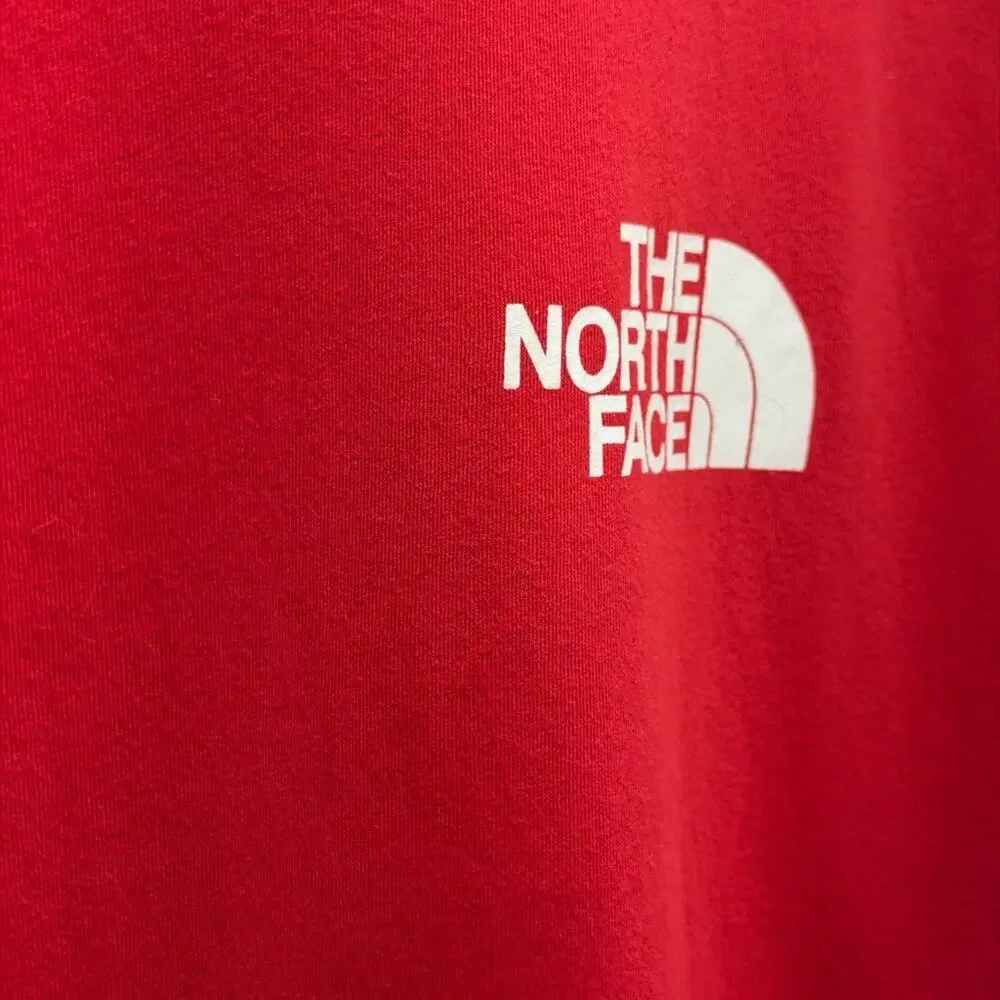 The North Face bold red